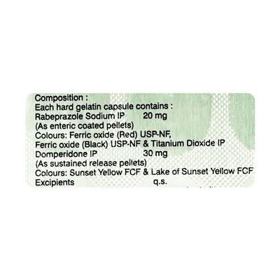 Rebez DSR 30/20mg Capsule 10'S - Ulcer/Reflux/Flatulence-Aaa