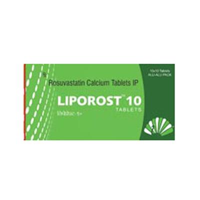 LIPOROST 10mg Tablet 10's - High Cholesterol-Dys