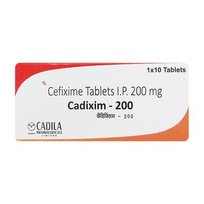 Cadixim 200mg Tablet 10'S - Bacterial Infections-Cep