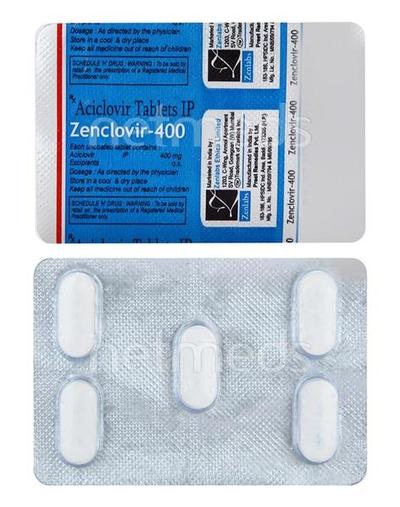 Zenclovir 400mg Tablet 5'S - Viral infections-Ant