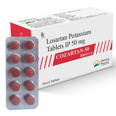 COZARTAN 50 Tablet 10's - Hypertension-Ang