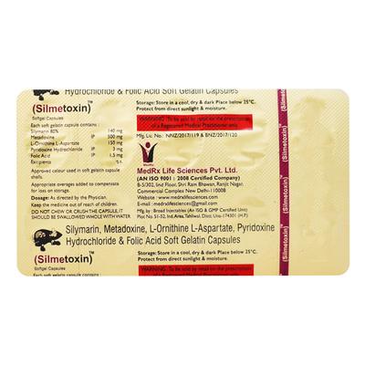 SILMETOXIN Soft Gelatin Capsule 10's - Supplements-Vam