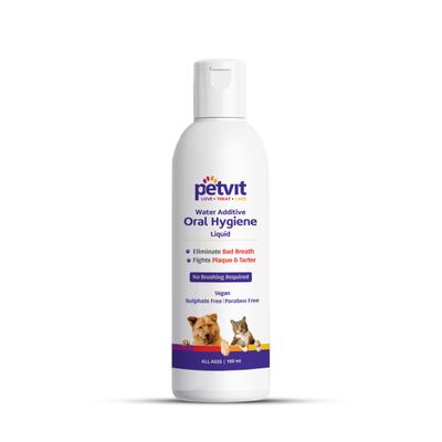 Petvit Oral Hygiene Liquid - All Breeds of Dogs & Cats 100 ml - Petfood