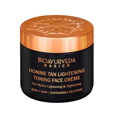 Bioayurveda Basics Homme Tan Lightening Toning Face Creme 120 gm - Face Creams