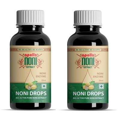Apollo Noni Extract Drops (Pack of 2 x 20 ml) - Speciality Medicines