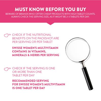 Swisse Ultivite Women's Multivitamin Tablet 60's - Women Health