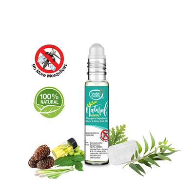 Buddsbuddy Natural Herbal Mosquito Repellent Fabric & Body Roll On 10 ml - Mosquito Repellent