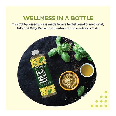 Boldveda Giloy Tulsi Juice 1 litre - Ayurvedic Juices