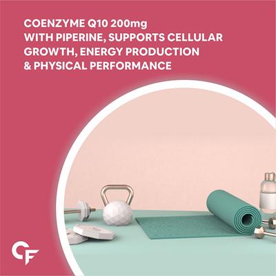 CF Coq-Von Coenzyme Q10 200 mg+ Veg Capsule 60's - Co-Q