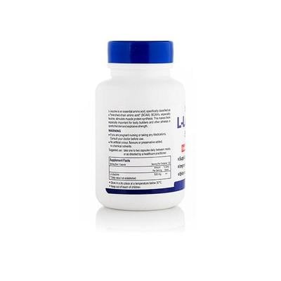 HealthVit L-Leucine 500 mg Capsule 60's - Amino Acids