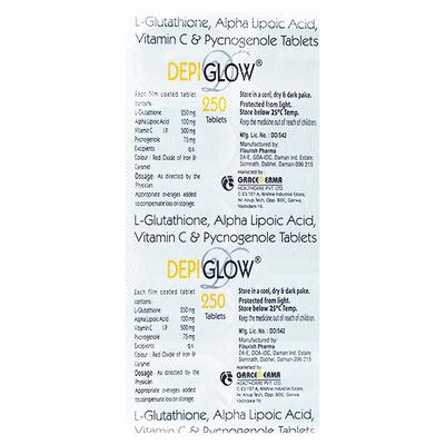 DEPIGLOW 250 Tablet 10's - Supplements-Sup