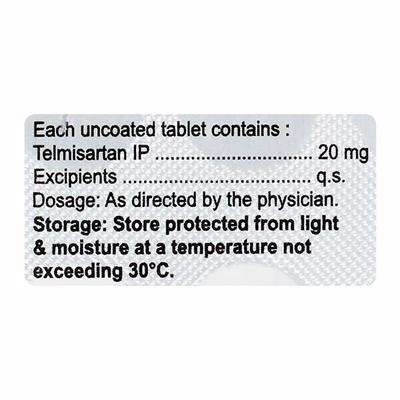 YOGATEL 20mg Tablet 15's - Hypertension-Ang