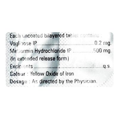Prebose M SR 0.2/500mg Tablet 10'S - Diabetes-Ant
