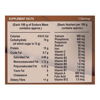 Endura Mass Weight Gain Powder - Chocolate Flavour 907 gm - Weight Gain