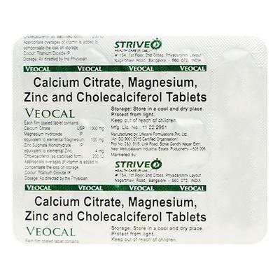 VEOCAL Tablet 15's - Supplements-Cal