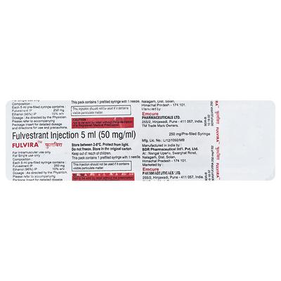 FULVIRA Prefilled Syringe(Pfs) 1X5ml - Cancer Oncology-Hor