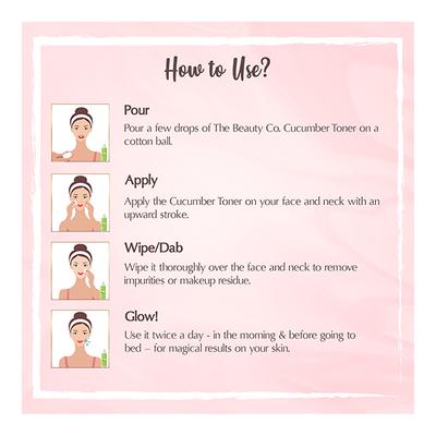The Beauty Co. Skin Toner - Cucumber 200 ml - Toners