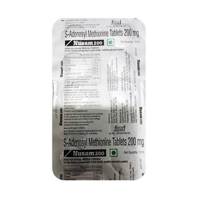 Nusam 200mg Tablet 10'S - Supplements-Sup