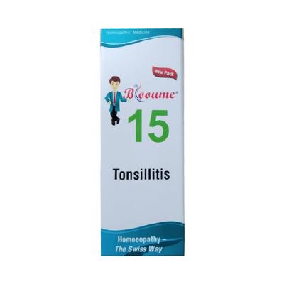 Bioforce Blooume 15 Tonsillitis Drops 30 ml - Homeopathic Drops