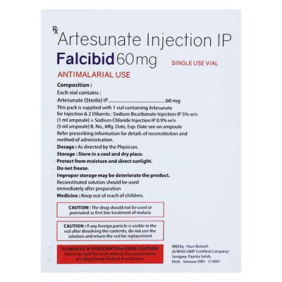 FALCIBID 60mg Injection 1's - Malarial