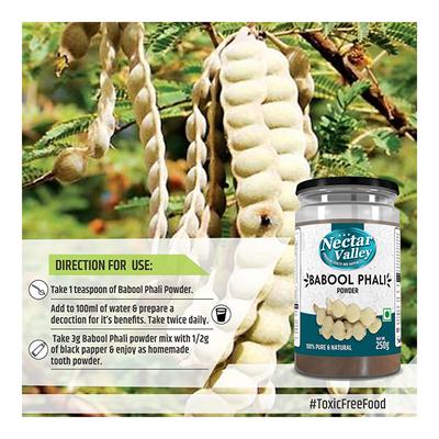 Nectar Valley Babool Phali Powder 250 gm - Health Products