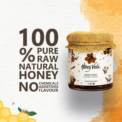 HoneyVeda Ajwain Honey 250 gm - Honey