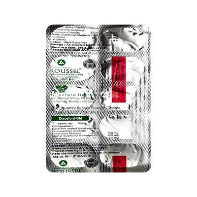 DIACEFORD GM Tablet 10's - Arthritis-Oth