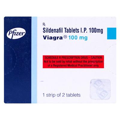 Viagra 100mg Tablet 2'S - Impotence/Erectile Dysfunction (Ed)