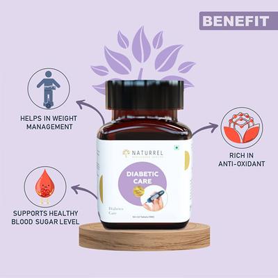 Naturrel Diabetic Care Tablet 50's + Free 10's - Diabetes Care (Ayush)