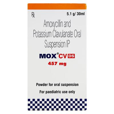 MOX CV DS 457mg Syrup 30ml - Bacterial Infections-Pen