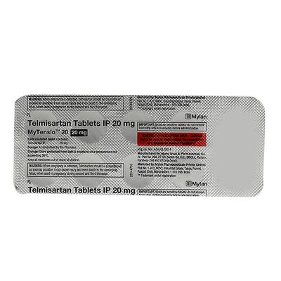 MYTENSLO 20 Tablet 10's - Hypertension-Ang