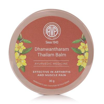 AVP Dhanwantharam Thailam Balm 30 gm - Speciality Medicines