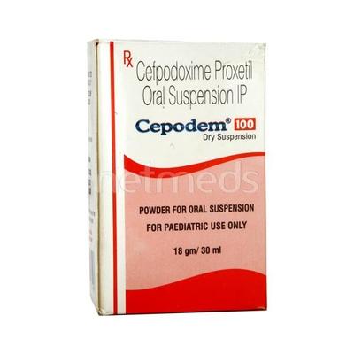 Cepodem 100mg Dry Syrup 30ml - Bacterial Infections-Cep