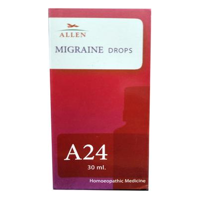 Allen A24 Migraine Drops 30 ml - Homeopathic Drops