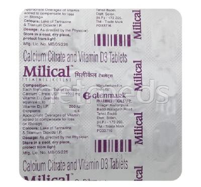 Milical Tablet 15'S - Supplements-Cal