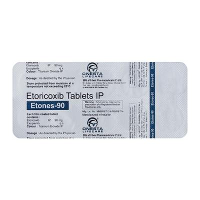 ETONES 90 Tablet 10's - Pain relief-Nsa