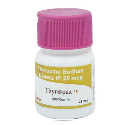 THYROPAX 25mcg Tablet 100's - Hypothyroidism