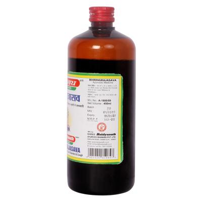 Baidyanath Bhringrajasava Liquid 450 ml - Speciality Medicines