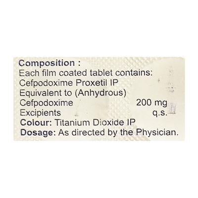Cepy O 200mg Tablet 10'S - Bacterial Infections-Cep