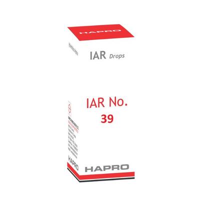 Hapro IAR No.39 Drops 30 ml - Homeopathic Drops