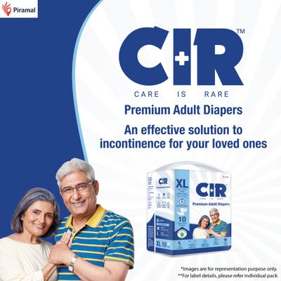 CIR Premium Adult Diapers - Tape (XL) 10's - Adult Diapers & Pads