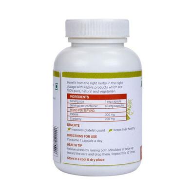 Kapiva Papaya + Anti-Oxidant Capsules 60's - Speciality Medicines