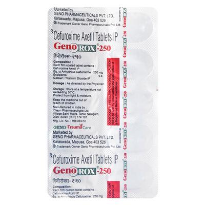 Genorox 250mg Tablet 10'S - Bacterial Infections-Cep