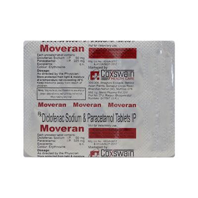 MOVERAN TABLET 10'S - Pain relief-Nsa