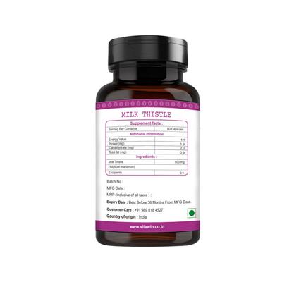 Vitawin Milk Thistle Vegetarian Capsule 60's - Vital Health