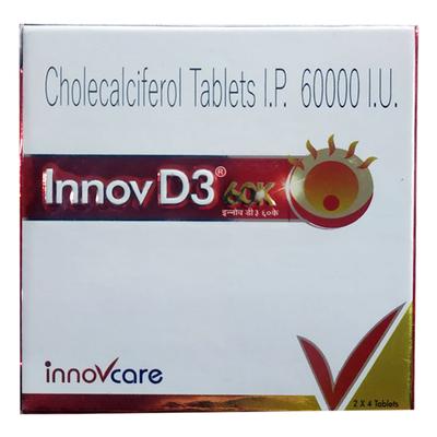 INNOV D3 60k Tablet 4's - Supplements-Vit