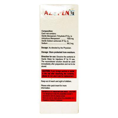 Azopen 1000mg Injection 1'S - Bacterial Infections-OAB