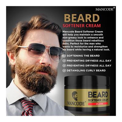 Mancode Beard Softener Cream - Classic 50 gm - Beard Softener