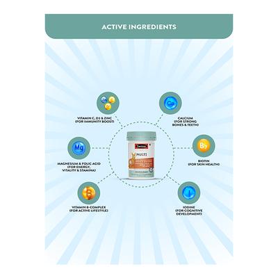Swisse Kids Multi Tablet 60's - Multi-Vitamins