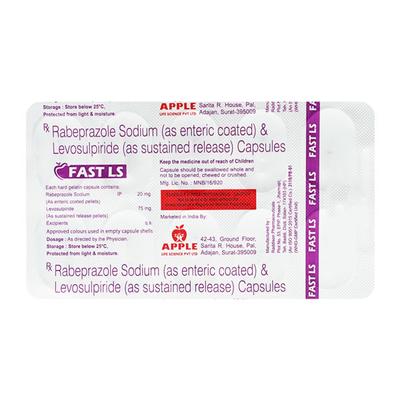 FAST LS Capsule 10's - Ulcer/Reflux/Flatulence-Aaa
